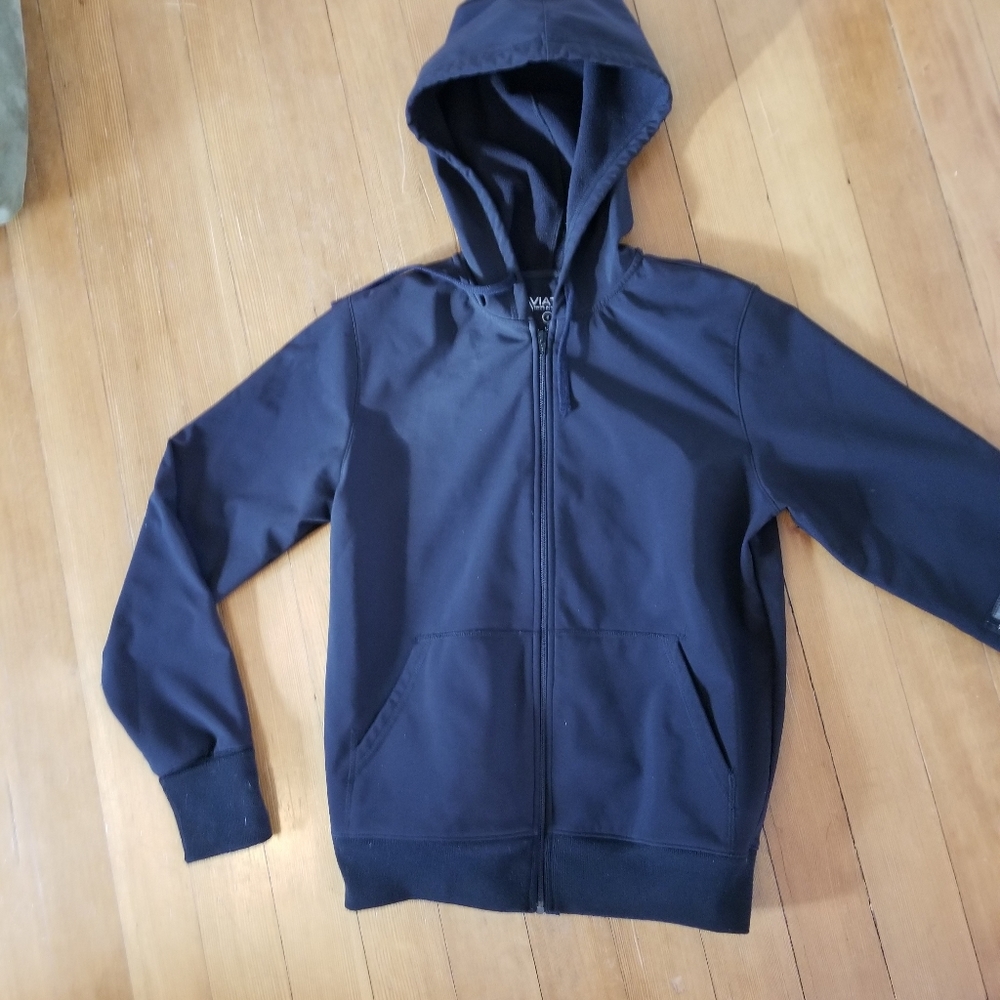 Aviator Zip Up Athletic Warmup Jacket. Size M
